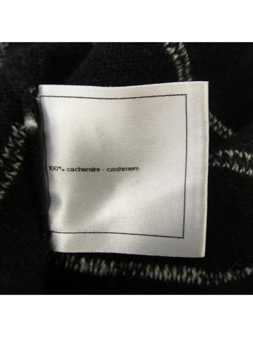 Chanel Knit Sweater Black